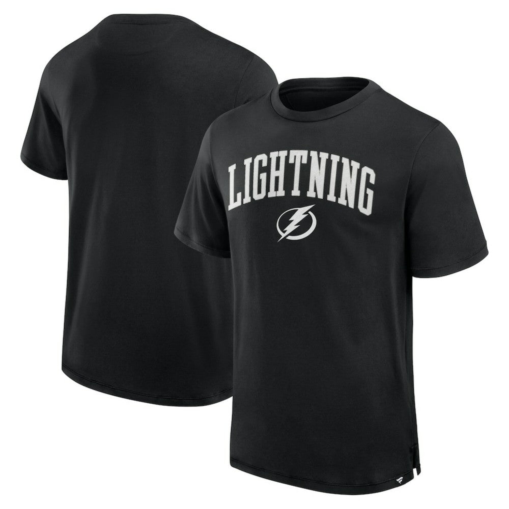 Tampa Bay Lightning Fanatics Elevated Pima T-Shirt - Black - NHL