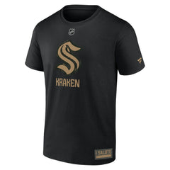 Seattle Kraken Fanatics 2024 Military Appreciation T-Shirt - Black - NHL