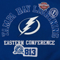 Tampa Bay Lightning Pro Standard Women's Area Code Cropped Pullover Sweatshirt - Blue - NHL