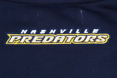 Nashville Predators Pro Standard Women's Area Code Cropped Pullover Sweatshirt - Navy - NHL