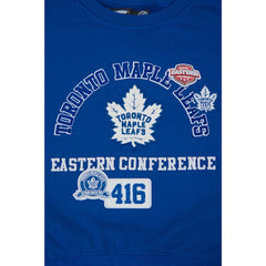 Toronto Maple Leafs Pro Standard Women's Area Code Cropped Pullover Sweatshirt - Blue - NHL
