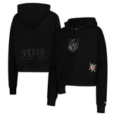 Vegas Golden Knights Pro Standard Women's Jewels Cropped Pullover Hoodie - Black - NHL