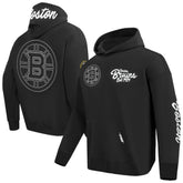 Boston Bruins Pro Standard Paint the City Pullover Hoodie - Black - NHL