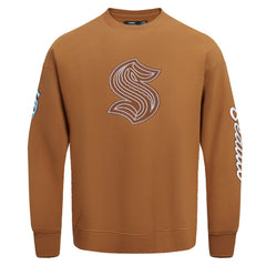 Seattle Kraken Pro Standard Paint the City Pullover Sweatshirt - Brown - NHL