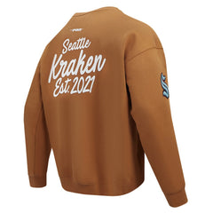 Seattle Kraken Pro Standard Paint the City Pullover Sweatshirt - Brown - NHL