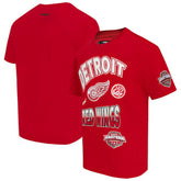 Detroit Red Wings Pro Standard Turn It Up T-Shirt - Red - NHL