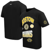 Boston Bruins Pro Standard Turn It Up T-Shirt - Black - NHL