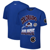 Colorado Avalanche Pro Standard Turn It Up Dropped Shoulder T-Shirt - Blue - NHL