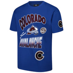 Colorado Avalanche Pro Standard Turn It Up Dropped Shoulder T-Shirt - Blue - NHL