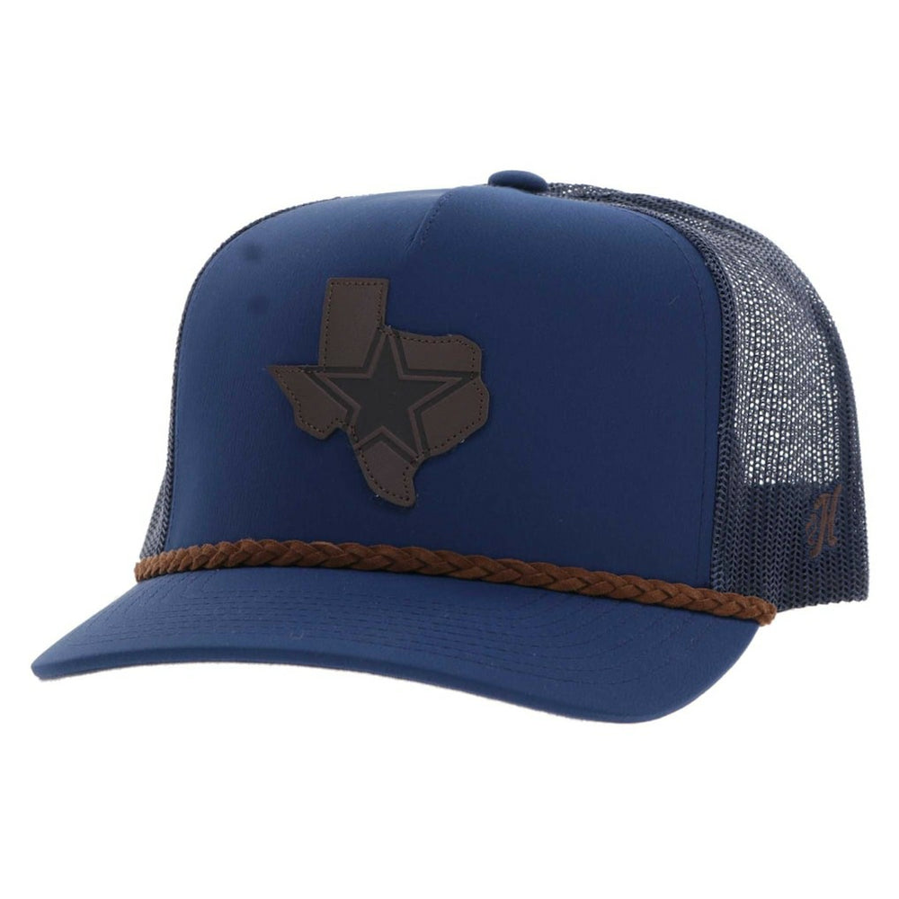 Dallas Cowboys HOOey State Patch Rope Trucker Adjustable Hat Navy | NFL