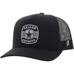 Dallas Cowboys HOOey Patch Rope Trucker Adjustable Hat Black | NFL