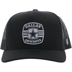 Dallas Cowboys HOOey Patch Rope Trucker Adjustable Hat Black | NFL