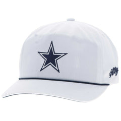 Dallas Cowboys HOOey Star Logo Rope Adjustable Hat White | NFL
