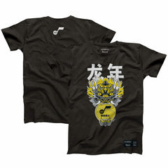 Utah Jazz Hyperfly Unisex Year of the Dragon Lunar New Year Collection T-Shirt Heather Black - NBA