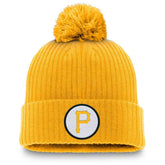 Pittsburgh Pirates Nike Cooperstown Collection Patch Cuffed Knit Hat with Pom - MLB