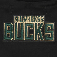 Milwaukee Bucks Pro Standard Women's Area Code Cropped Pullover Sweatshirt Black - NBA