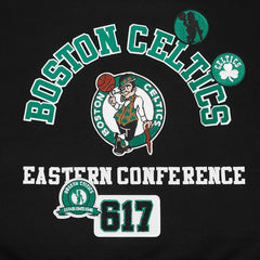 Boston Celtics Pro Standard Women's Area Code Cropped Pullover Sweatshirt Black - NBA