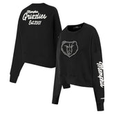 Memphis Grizzlies Pro Standard Women's Paint The City Cropped Pullover Sweatshirt Black - NBA