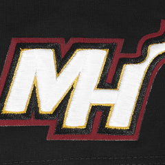Miami Heat Pro Standard Women's Jewels Boxy Cropped T-Shirt Black - NBA
