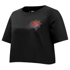 Phoenix Suns Pro Standard Women's Jewels Boxy Cropped T-Shirt Black - NBA