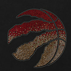 Toronto Raptors Pro Standard Women's Jewels Boxy Cropped T-Shirt Black - NBA