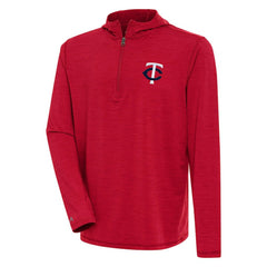 Minnesota Twins Antigua Tidy Quarter-Zip Hoodie - MLB