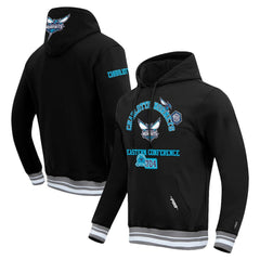 Charlotte Hornets Pro Standard Area Code Pullover Hoodie Black - NBA