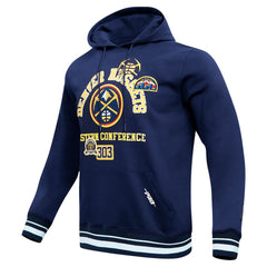 Denver Nuggets Pro Standard Area Code Pullover Hoodie Navy - NBA