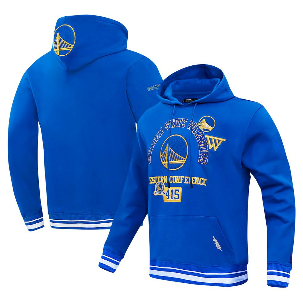 Golden State Warriors Pro Standard Area Code Pullover Hoodie Royal - NBA
