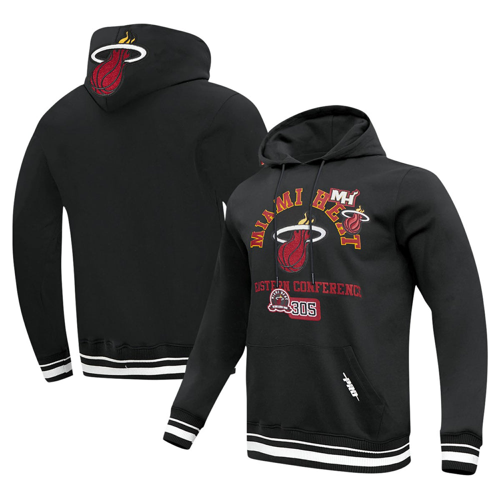 Miami Heat Pro Standard Area Code Pullover Hoodie Black - NBA