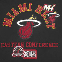 Miami Heat Pro Standard Area Code Pullover Hoodie Black - NBA