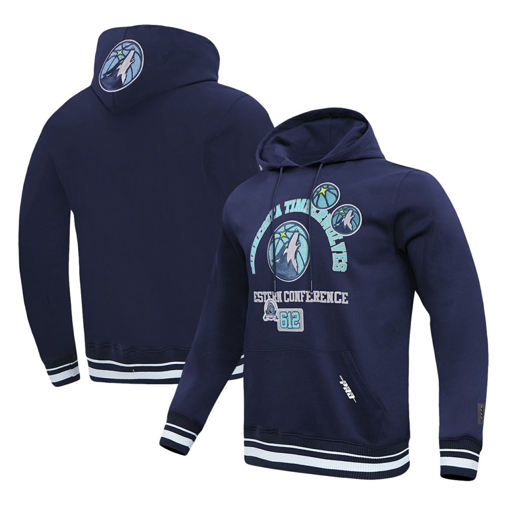 Minnesota Timberwolves Pro Standard Area Code Pullover Hoodie Navy - NBA