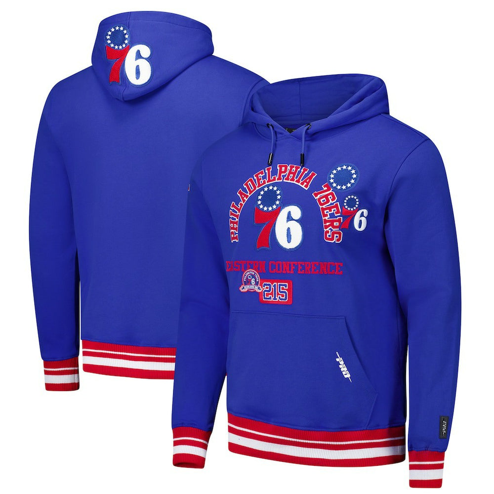 Philadelphia 76ers Pro Standard Area Code Pullover Hoodie Red - NBA