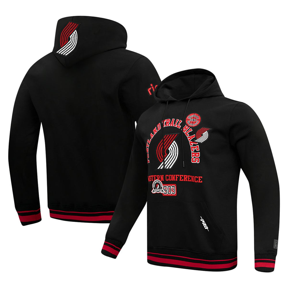 Portland Trail Blazers Pro Standard Area Code Pullover Hoodie Black - NBA
