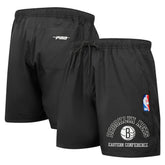 Brooklyn Nets Pro Standard Area Code Shorts Black - NBA
