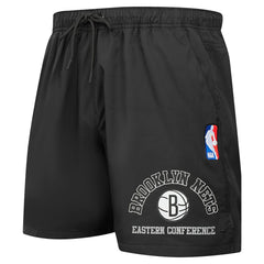 Brooklyn Nets Pro Standard Area Code Shorts Black - NBA