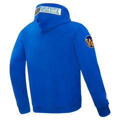 Golden State Warriors Pro Standard Split Logo Pullover Hoodie Royal - NBA