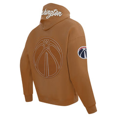 Washington Wizards Pro Standard Paint the City Drop Shoulder Pullover Hoodie Brown - NBA