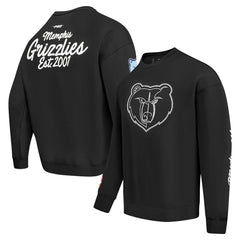 Memphis Grizzlies Pro Standard Paint the City Drop Shoulder Sweatshirt Black - NBA