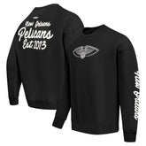 New Orleans Pelicans Pro Standard Paint the City Drop Shoulder Sweatshirt Black - NBA