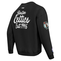 Boston Celtics Pro Standard Paint the City Drop Shoulder Sweatshirt Black - NBA