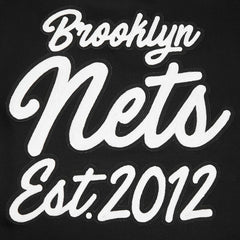 Brooklyn Nets Pro Standard Paint the City Drop Shoulder Sweatshirt Black - NBA