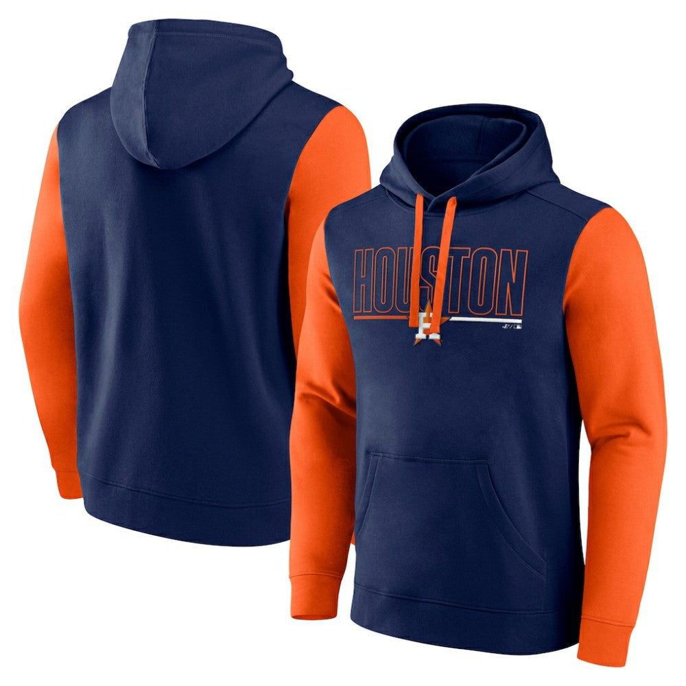 Houston Astros Fanatics Outline Fleece Pullover Hoodie - MLB