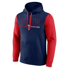 Minnesota Twins Fanatics Outline Fleece Pullover Hoodie - MLB