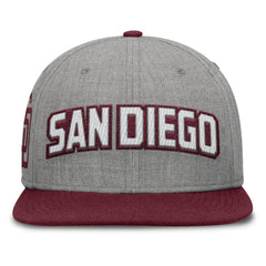 San Diego Padres Fanatics Elements Felt Chainstitch Snapback Hat - MLB