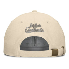 St. Louis Cardinals Fanatics Front Office Leather Patch Adjustable Hat - MLB