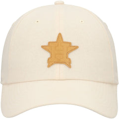 Houston Astros Fanatics Front Office Leather Patch Adjustable Hat - MLB