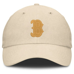 Boston Red Sox Fanatics Front Office Leather Patch Adjustable Hat - MLB
