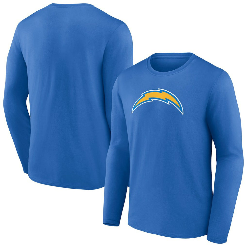 Los Angeles Chargers Primary Logo Long Sleeve T-Shirt Powder Blue | NFL