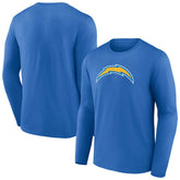 Los Angeles Chargers Primary Logo Long Sleeve T-Shirt Powder Blue | NFL